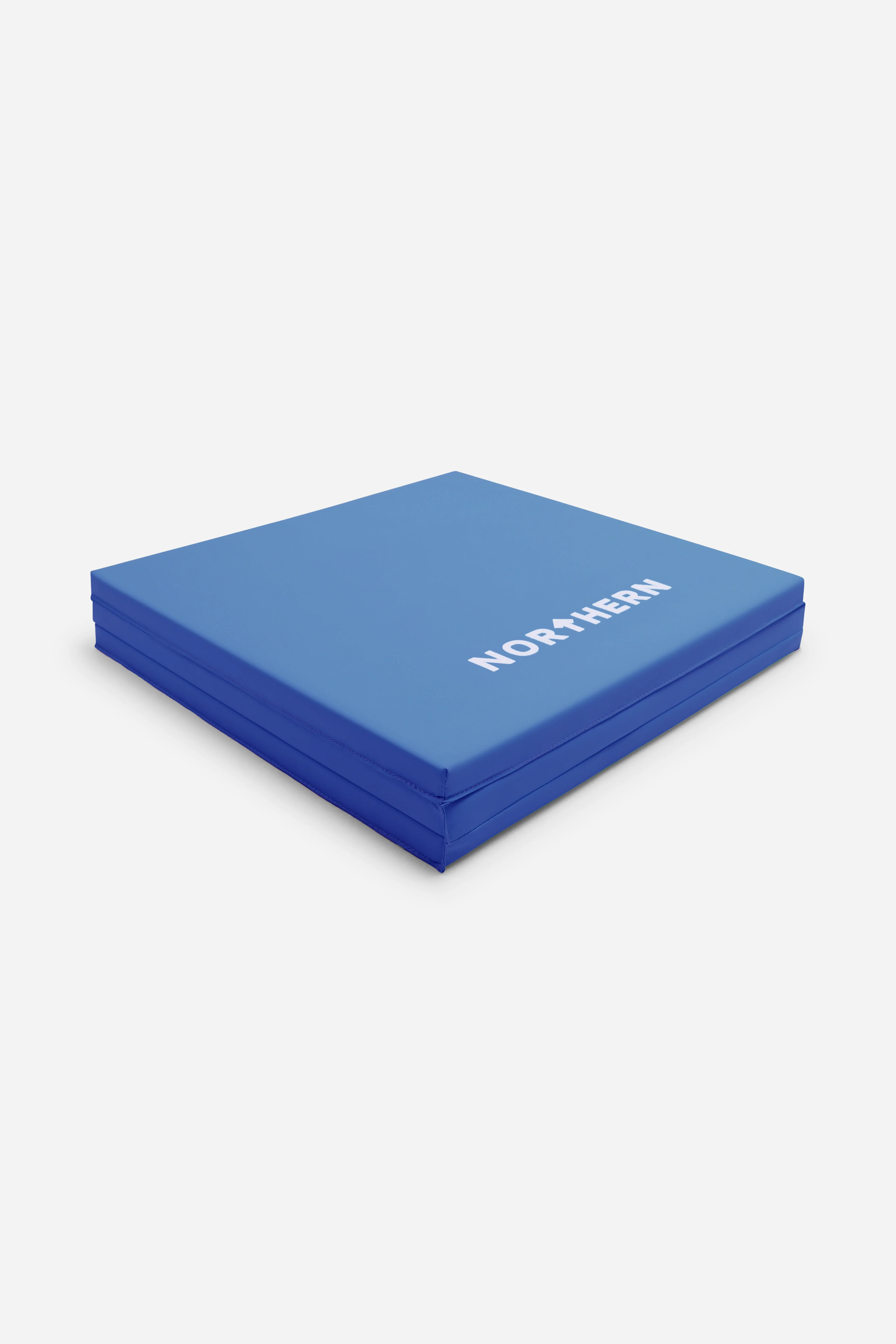 Northern Yoga Mat Tri-Folding Exercise Fitness Pilates Workout Non Slip 3 Panel Mat - Blue - Image 4