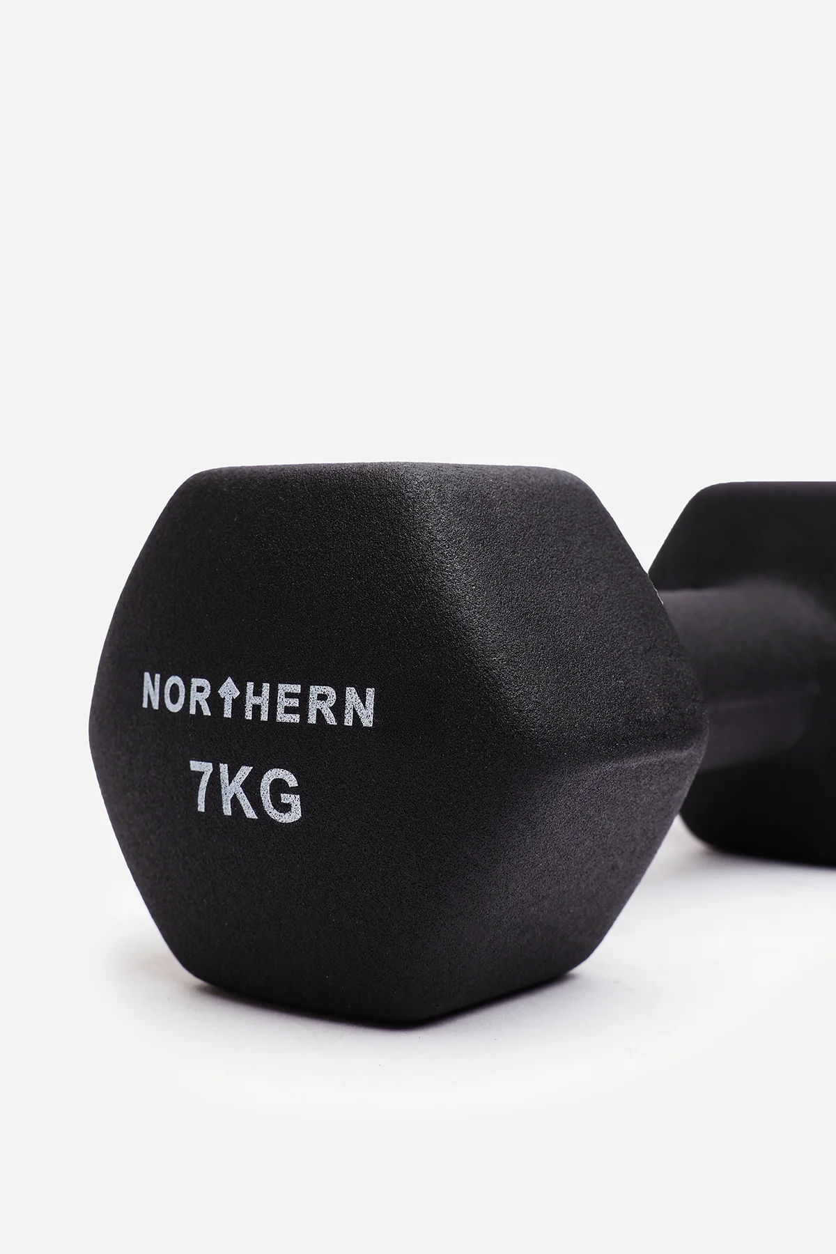Northern Neoprene Hex Dumbbells Pair - 7kg x 2 (14kg) - Image 3